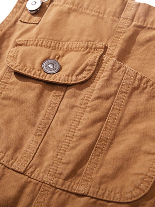 Mono tipo cargo suelto con peto para hombre-4