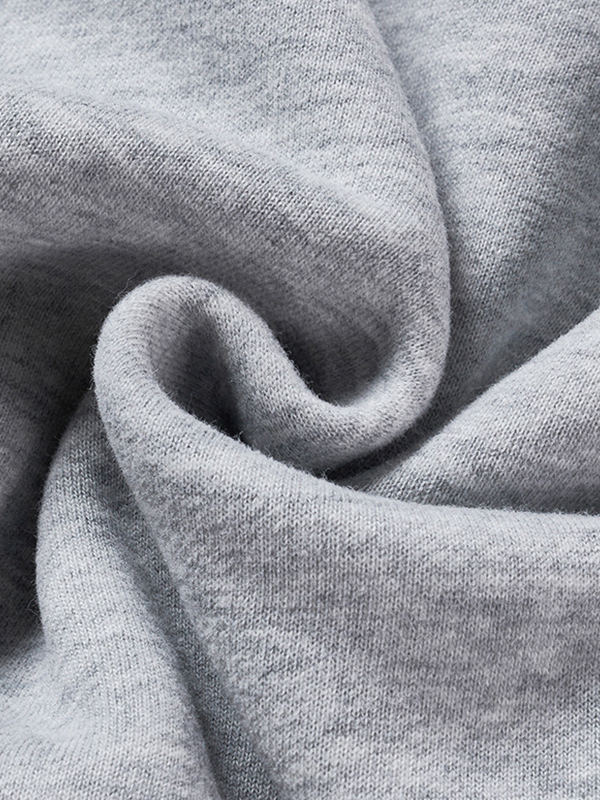 Pantalones deportivos Hip Pop de lana de color sólido con pies atados para hombre-3