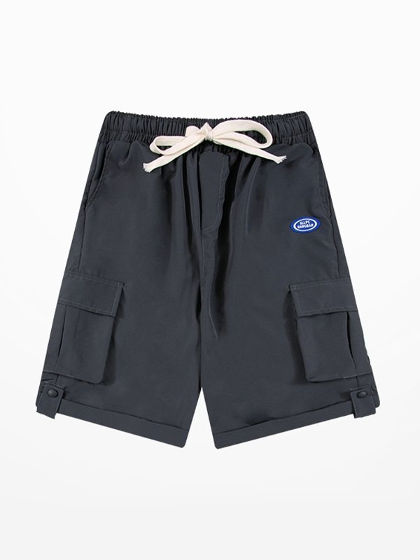 Shorts cargo de pierna recta para hombre-3