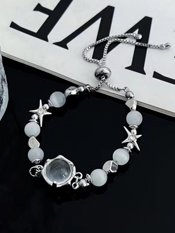 Pulsera Estrella Redonda Ajustable-1